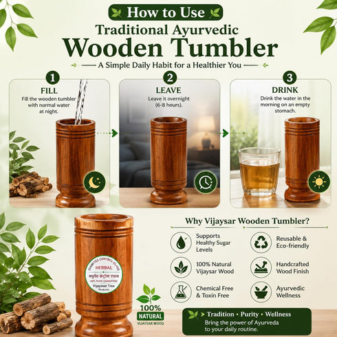Divarth Premium Vijaysar Wood Glass 100ML