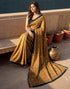 Vasthrlay Womens Printed Unstitched Purple Saree
