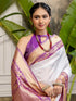 Vasthrlay Weaving Khaki Saree
