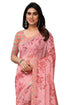 Vasthrlay Fashion Chiffon Printed Grey Ethnic Wear