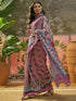 Vasthrlay Weaving Printed Beige Saree