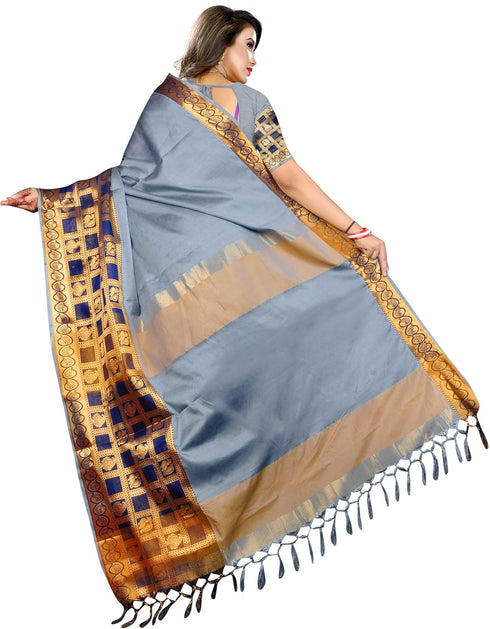 Vasthrlay Jacquard Unstiched Ethnic Wear