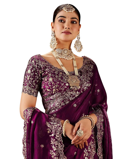 Vasthrlay Embroidered Traditional Embellished Applique Bollywood