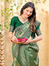 Vasthrlay Banarasi Weaving Maroon Saree
