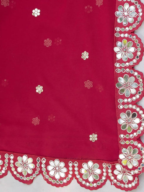 Vasthrlay Weightless Georgette Lime Saree