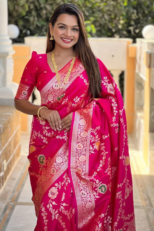 Vasthrlay Kanjivaram Blouse Purple Ethnic Wear