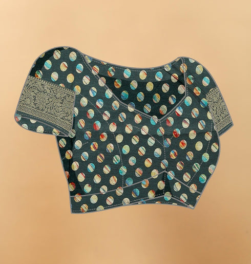 Vasthrlay Kanjivaram Elephant Unstitched Saree