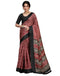 Vasthrlay Bandhani Printed Unstitched Black Saree