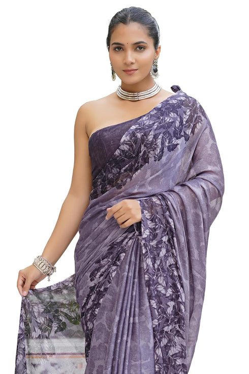 Vasthrlay Fashion Chiffon Printed Lightweight Ethnic Wear
