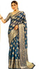 Vasthrlay Women's Organza Designer Unstitched Saree