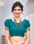 Vasthrlay Georgette Printed Jacquard Material Ethnic Wear