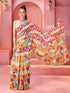 Vasthrlay Georgette Printed Saree