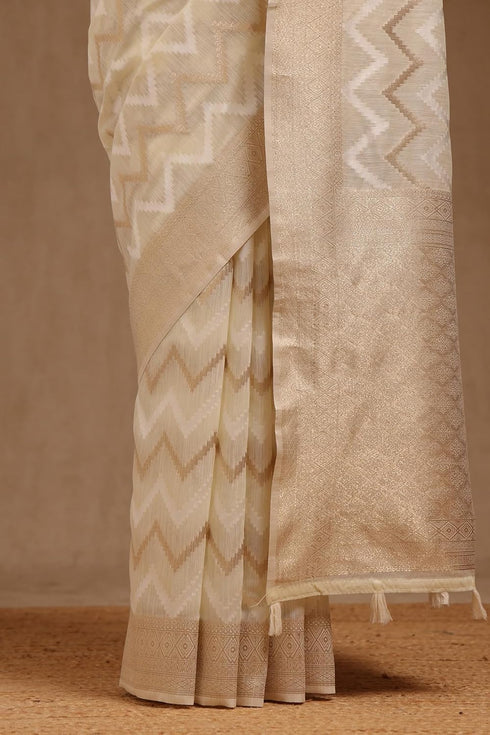 Vasthrlay Cream Linen Woven