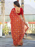 Vasthrlay Georgette Bandhani Green Saree