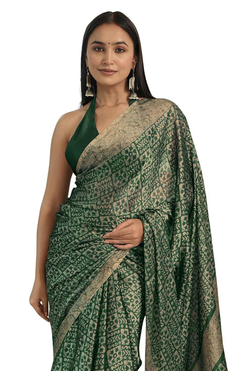 Vasthrlay Fashion Georgette Abstract Dusty Ethnic Wear