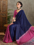 Vasthrlay Printed Tassels Cream Saree