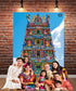 Gopuram Style Design Backdrop Suitable for All Functions & Festivals 5H x 8H