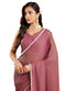 Vasthrlay Maroon Border Unstitched Saree
