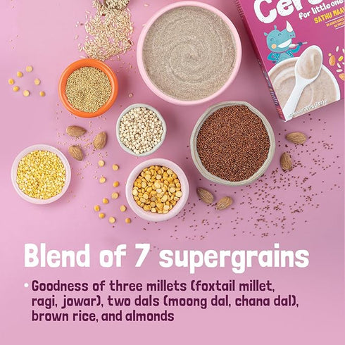 Slurrp Farm Sathu Maavu | 100% Natural Multigrain Health Mix