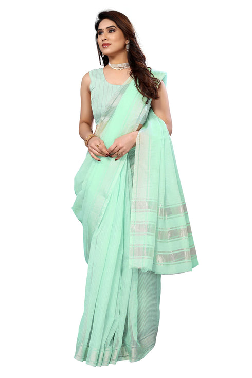 Vasthrlay Cotton Unstitched Saree