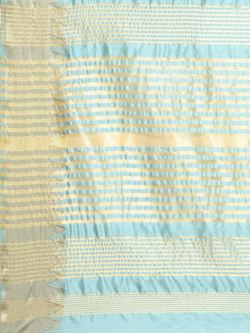 Vasthrlay Kasavu White Saree