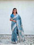Vasthrlay Banarasi Unstitched Saree