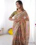 Vasthrlay Handloom Geometric Multicolor Saree