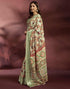 Vasthrlay Banglori Printed Unstitched Peach Saree