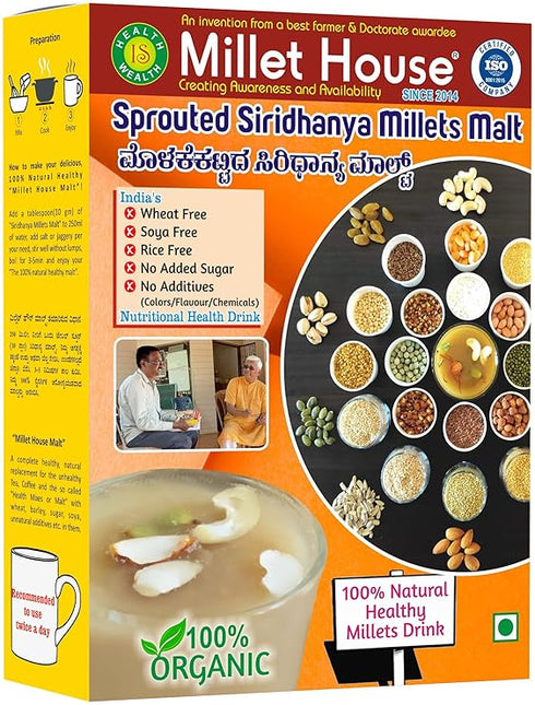Millet House Sprouted Siridhanya Millets Malt