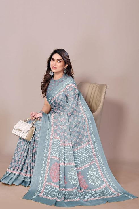 Vasthrlay Fashion Chiffon Printed Ethnic Wear