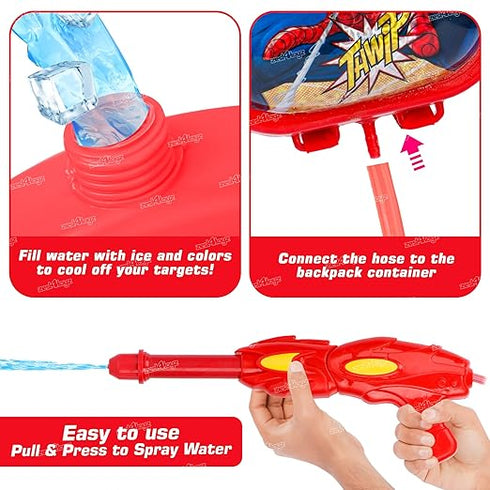 Spider Man Holi Pichkari Water Gun for Kids