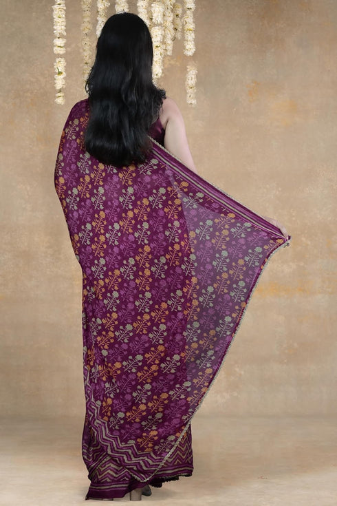 Vasthrlay Fashion Chiffon Printed Ethnic Wear