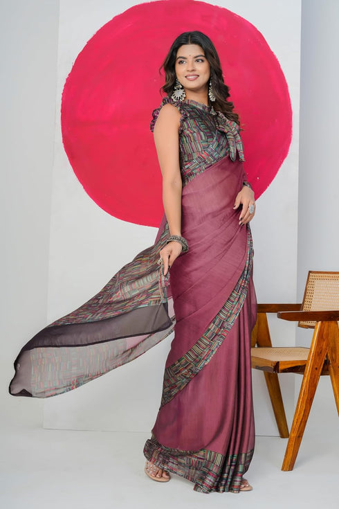 Vasthrlay Fashion Chiffon Printed Ethnic Wear