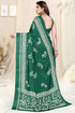 Vasthrlay Fashion Chiffon Printed Black Ethnic Wear