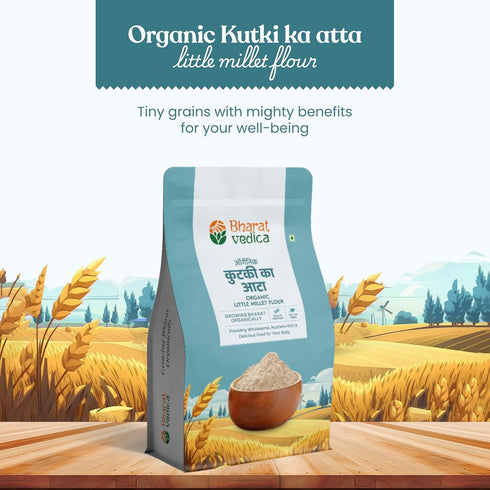 Bharat Vedica Organic Little Millet Flour Organic kutki ka Atta