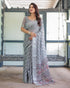 Vasthrlay Floral Prints Tasseled Saree