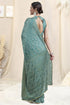 Vasthrlay Fashion Chiffon Chevron Printed Ethnic Wear