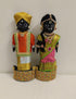 PUJA Celebrations Marapachi Doll Pair – Decorated Raja Rani Wooden Dolls