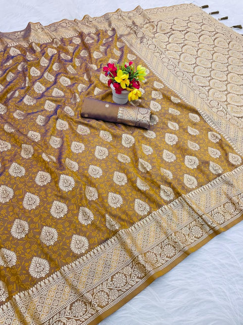 Vasthrlay Kanjivaram Banarasi Lavendar