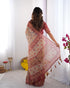 Vasthrlay Handloom Blue Beige Traditional Saree