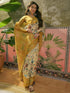 Vasthrlay Shimmer Printed Navy Navy Blue Saree