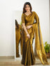 Vasthrlay Handloom Embroidery Unstitched Gold Ethnic Wear