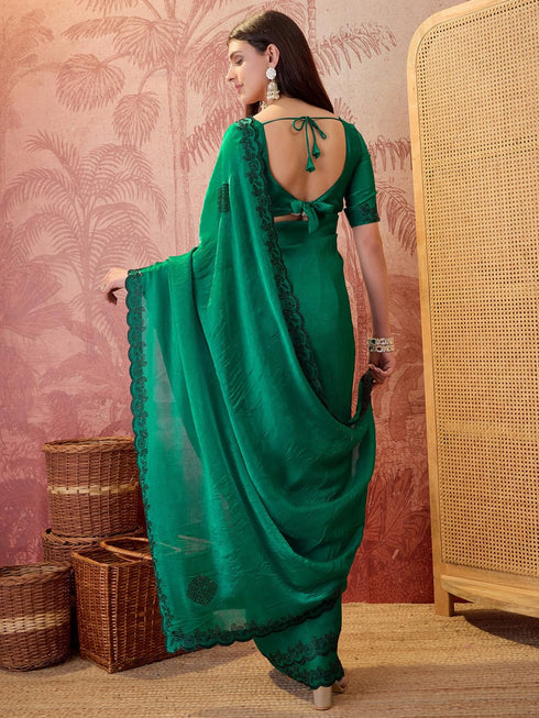 Vasthrlay Scalloped Unstitched Designer Mt Ethnic Wear