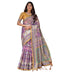 Vasthrlay Handloom Multicolour Pink Blue Saree