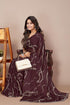 Vasthrlay Fashion Georgette Geometric Dusty Ethnic Wear