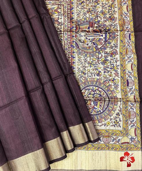 Vasthrlay Tussar Saree Bordar