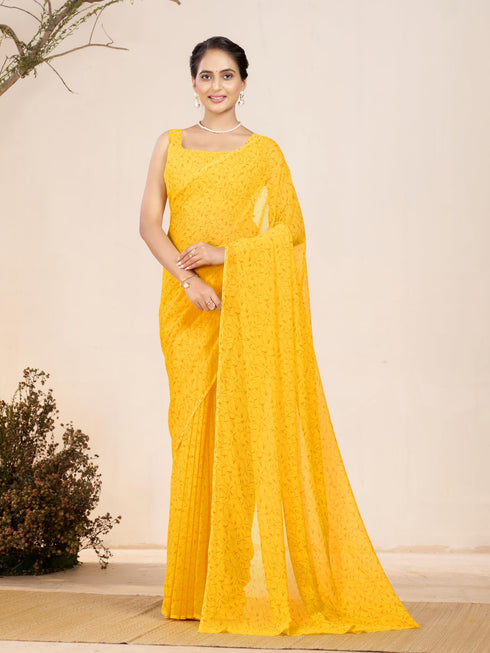 Vasthrlay Georgette Printed Saree