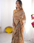 Vasthrlay Handloom Grey Green Traditional Saree