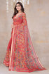 Vasthrlay Fashion Polyester Printed White Ethnic Wear