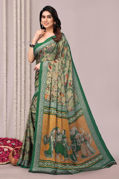 Vasthrlay Fashion Chiffon Printed Ethnic Wear